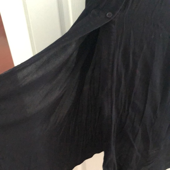 Forever 21 Black Button up asymmetrical Maxi Skirt - Picture 6 of 14